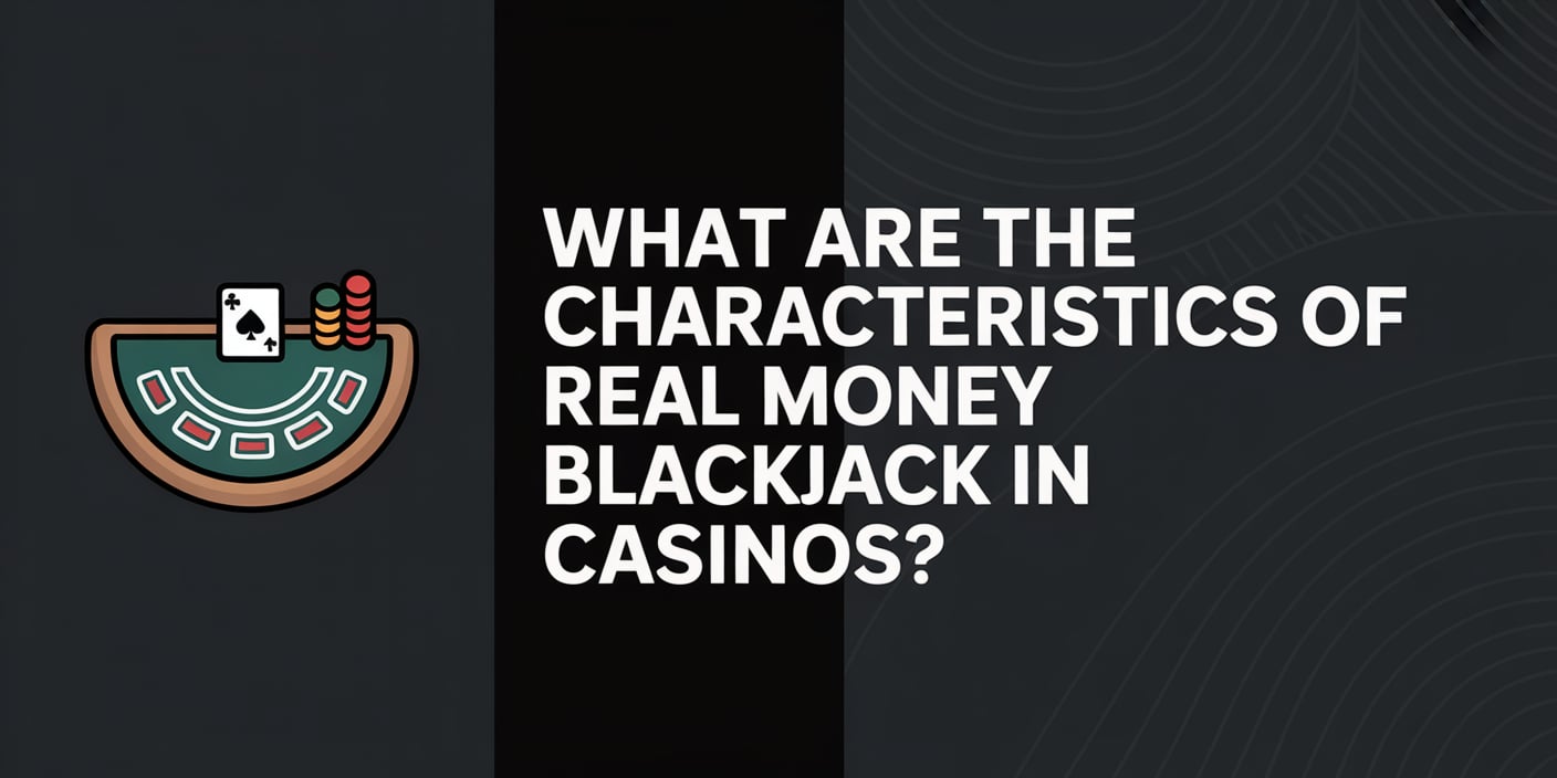 What Are the Characteristics of Real Money Blackjack in Casinos?